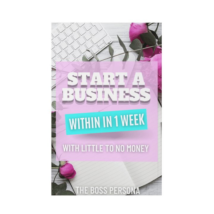 Start A Business Boss Print - thebosspersona